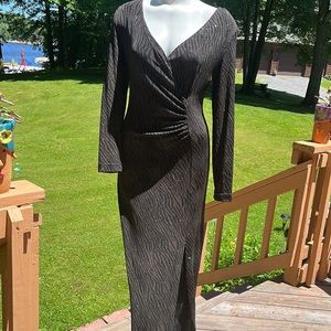 Jessica Howard sparkly wrap-style dress 6-8